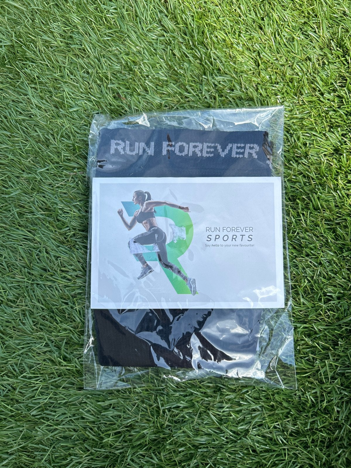 Run Forever Sports Kuit Compressie Mouw - Zwart, Maat L, Ophalen of Verzenden, Nieuw