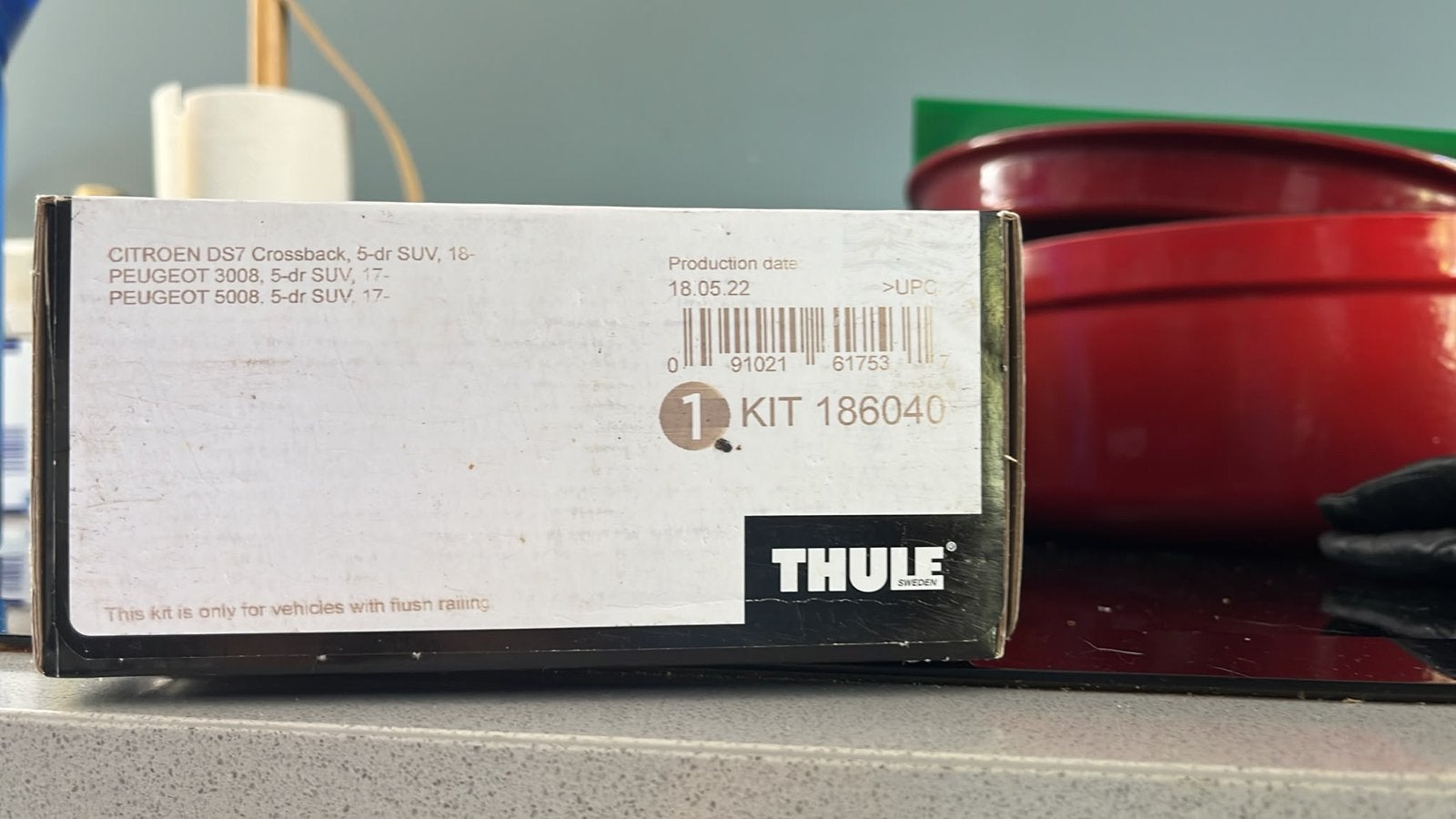 Thule Kit 186040, Auto diversen, Dakdragers, Ophalen of Verzenden, Zo goed als nieuw