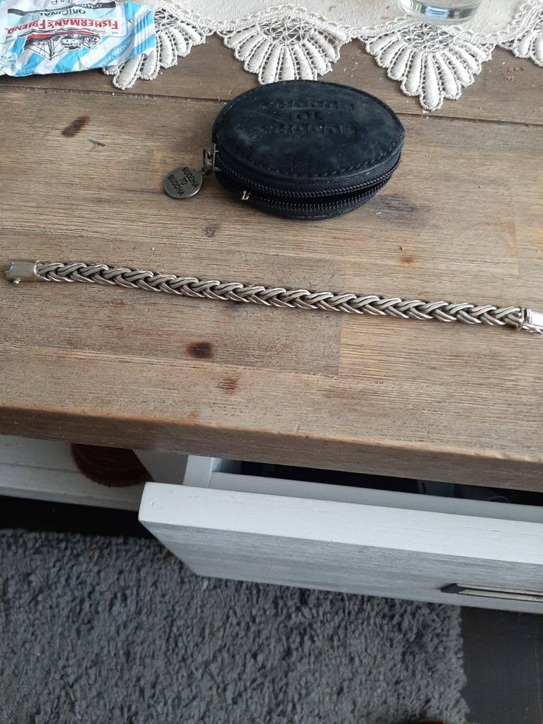 Zilveren armband 23 centimet9er laten maken in bali, Verzenden, Zilver, Armband