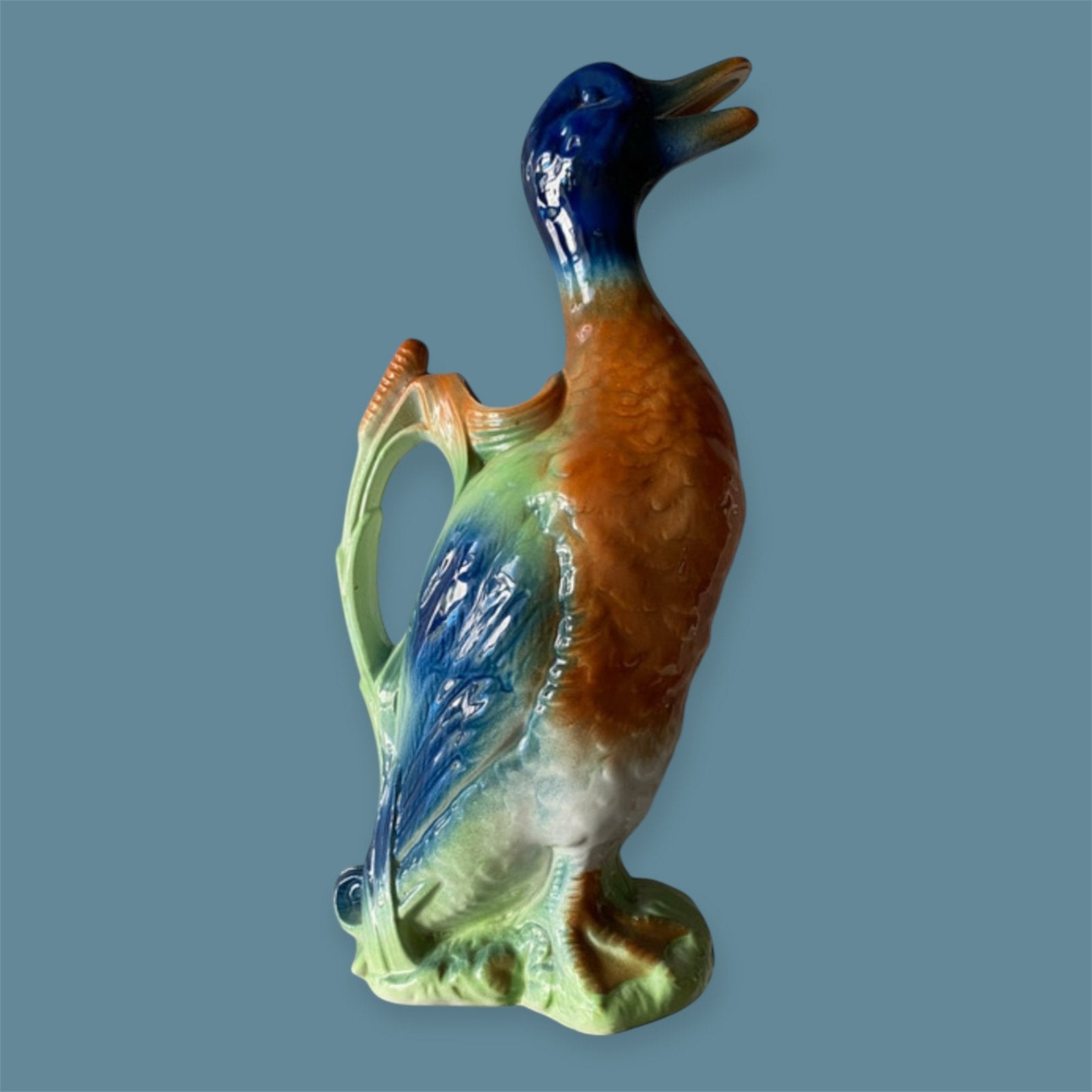 Saint Clement France faience duck pitcher, Ophalen of Verzenden