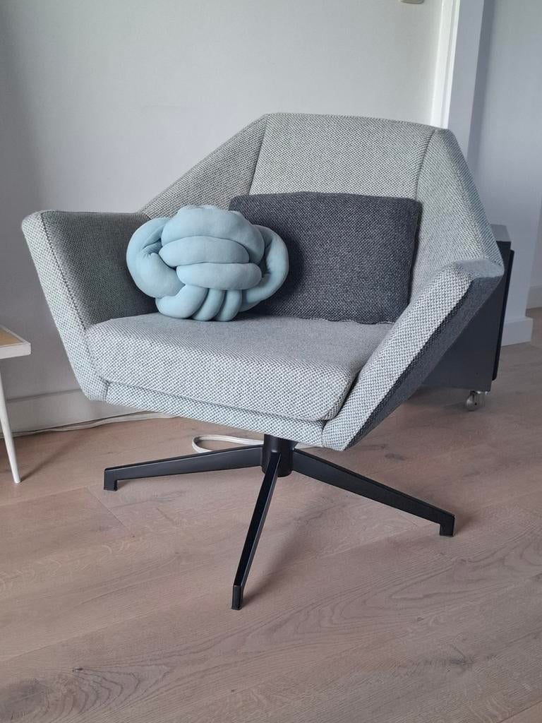 Zuiver Uncle Jesse draaifauteuil, Ophalen, Zo goed als nieuw, Minder dan 75 cm, 50 tot 75 cm