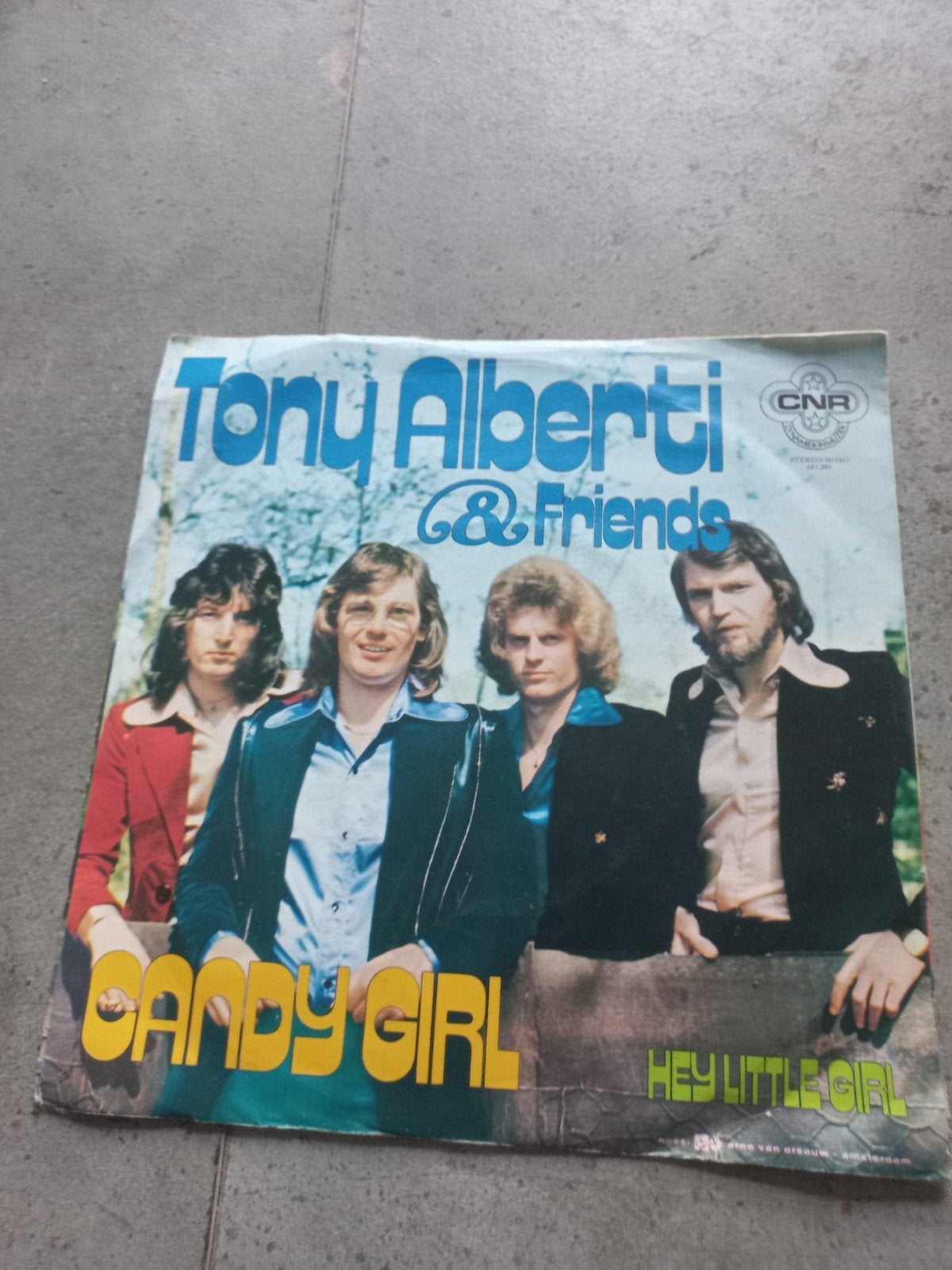 Tony Alberti & Friends  Candy Girl / Hey Little Girl (Single, Ophalen of Verzenden, Gebruikt, 7 inch, Pop