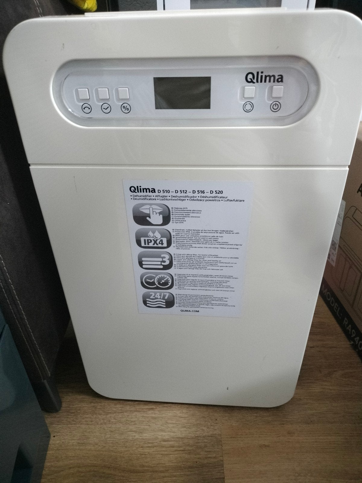 Qlima, Ophalen, Zo goed als nieuw, Luchtreiniger