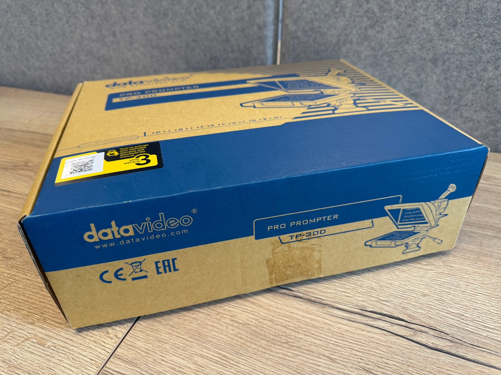 Data Video Pro Prompter Autocue TP-300 ZGAN!, Audio, Tv en Foto, Ophalen of Verzenden, Zo goed als nieuw, Video
