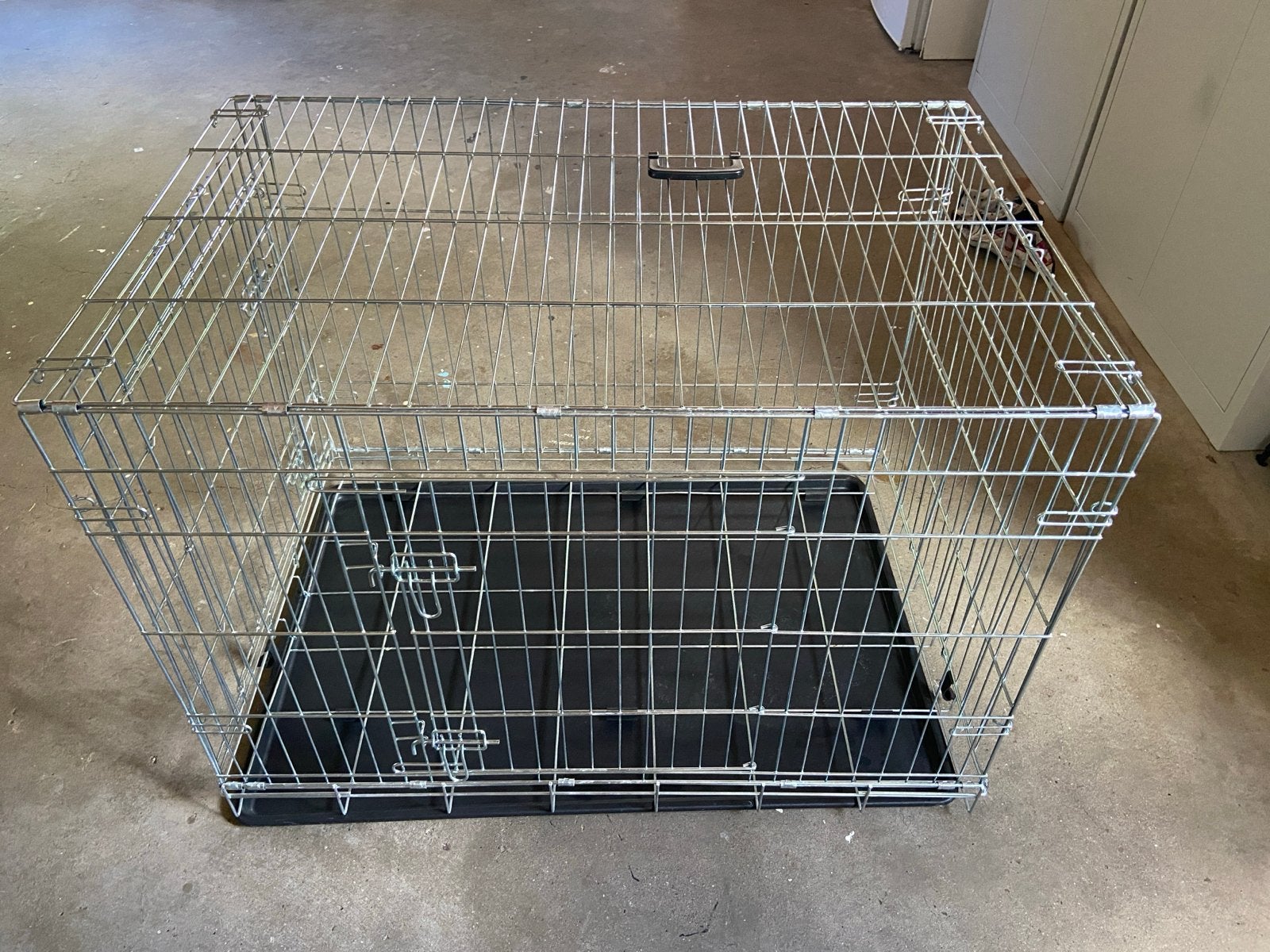 Bench 2-Deurs Hondenbench - 107x71x77 cm, Ophalen, Zo goed als nieuw