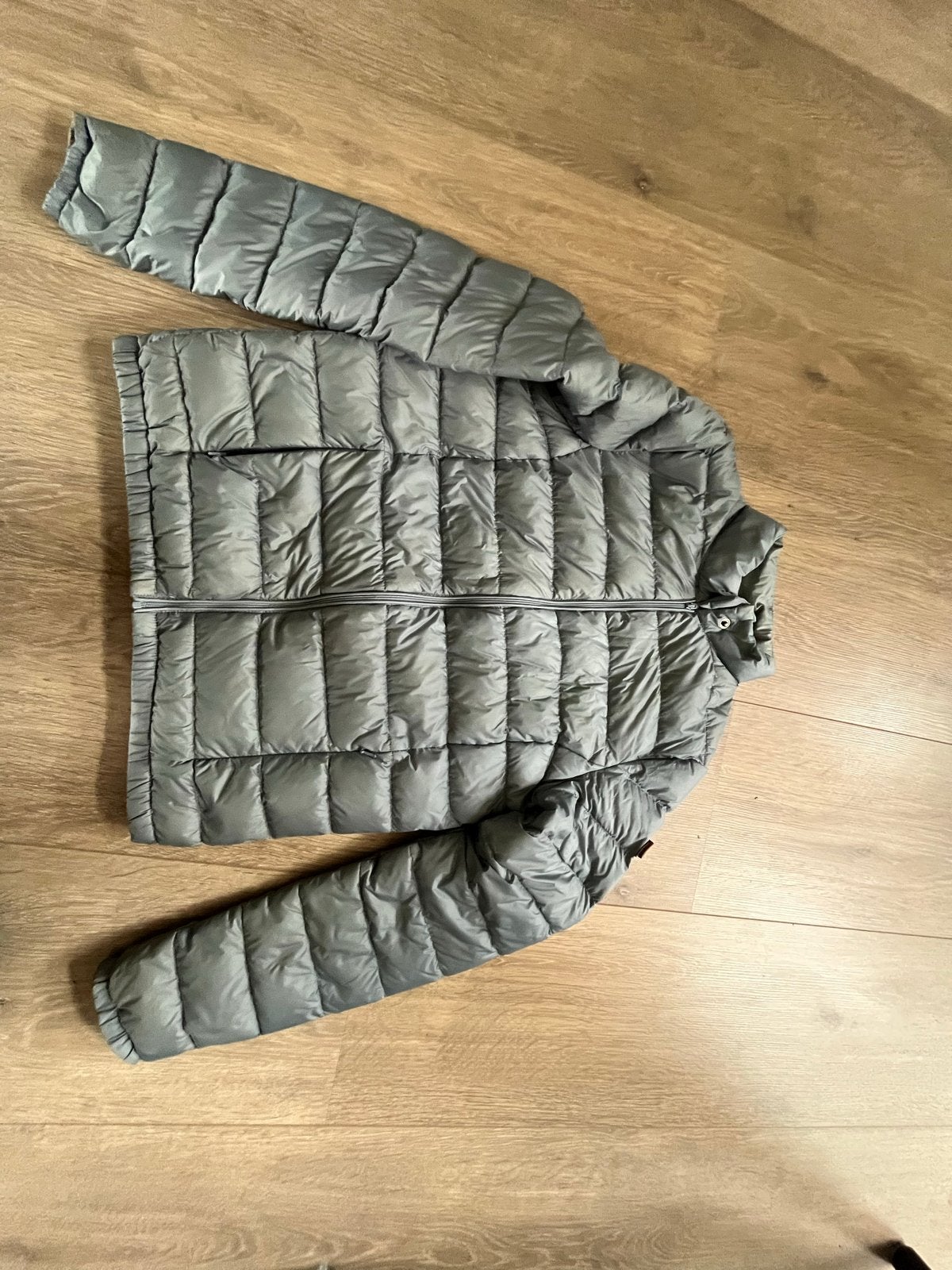 Moscow donsjas grijs/blauw maat XS, Ophalen of Verzenden, Zo goed als nieuw, Maat 34 (XS) of kleiner, Blauw