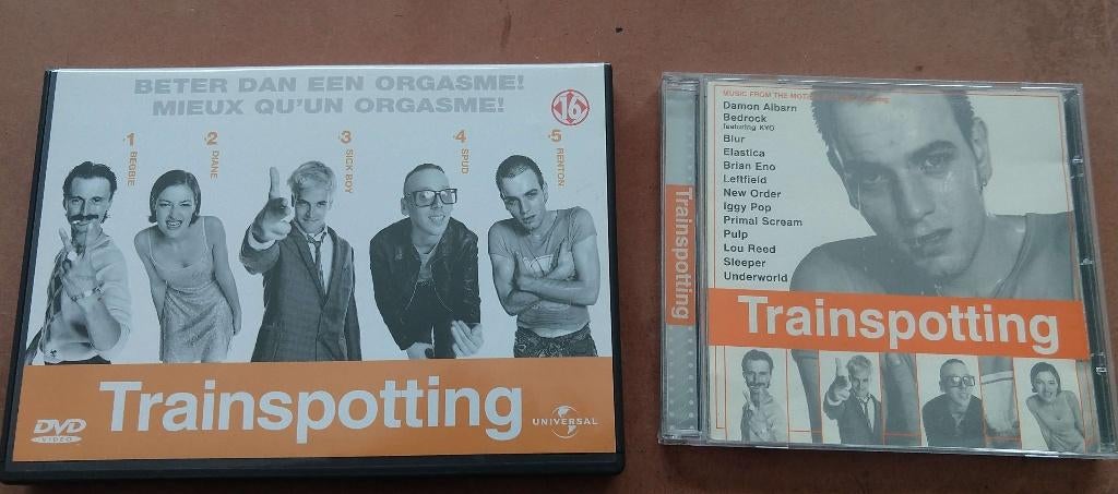 Trainspotting DVD + CD, Alle leeftijden, Ophalen of Verzenden, Zo goed als nieuw