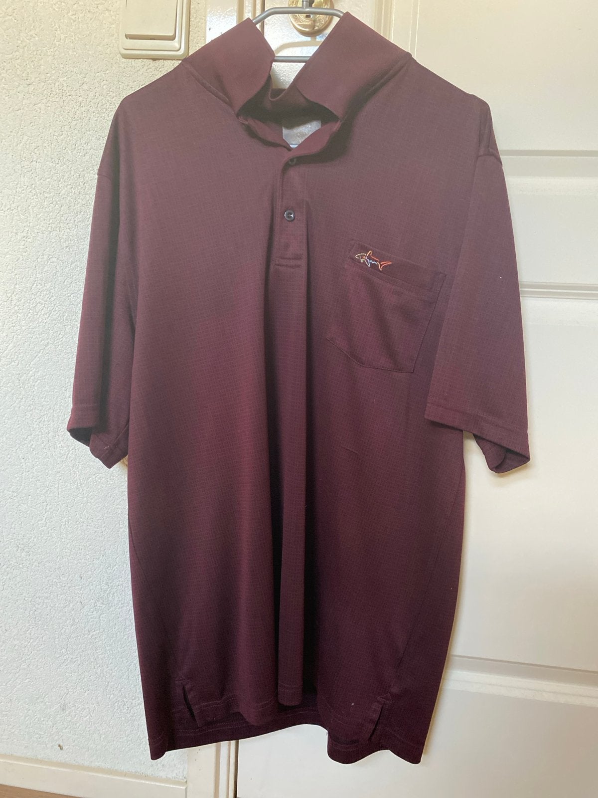 Stijlvol Bordeaux Rood Shirt Maat L, Ophalen of Verzenden, Zo goed als nieuw, Maat 52/54 (L), Rood