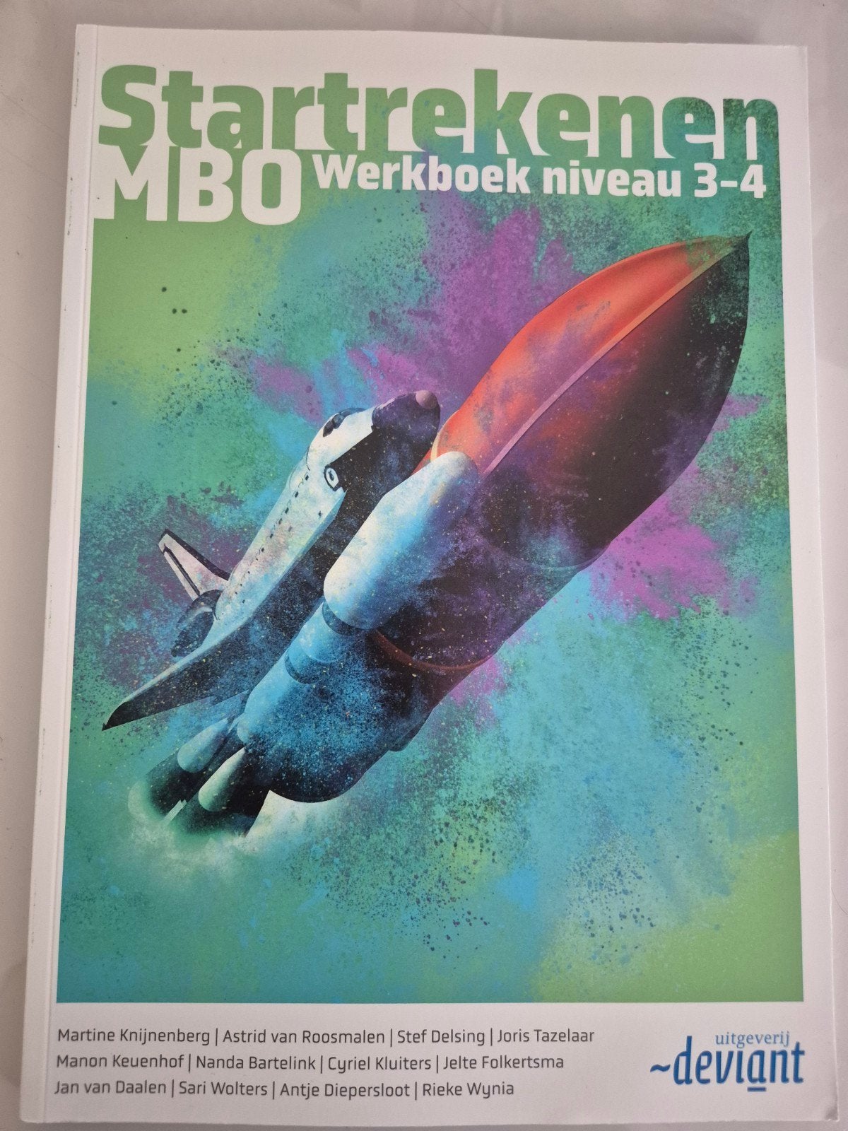 Startrekenen MBO Werkboek niveau 3-4 - Nieuw, Ophalen of Verzenden, Nieuw, MBO, Martine Knijnenberg, Astrid van Roosmalen, Stef Delsing