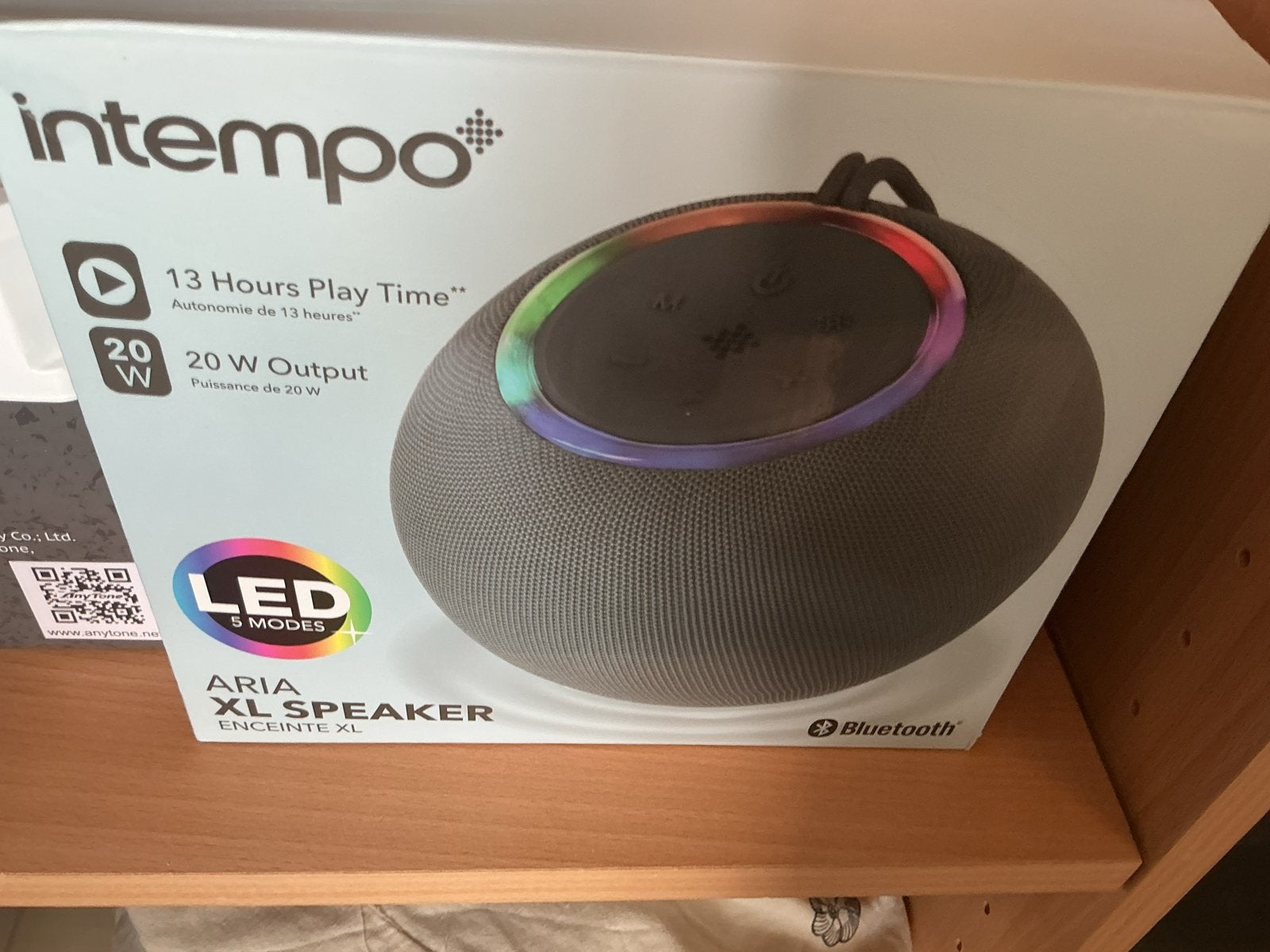 Intempo Aria XL Bluetooth Speaker met LED-verlichting