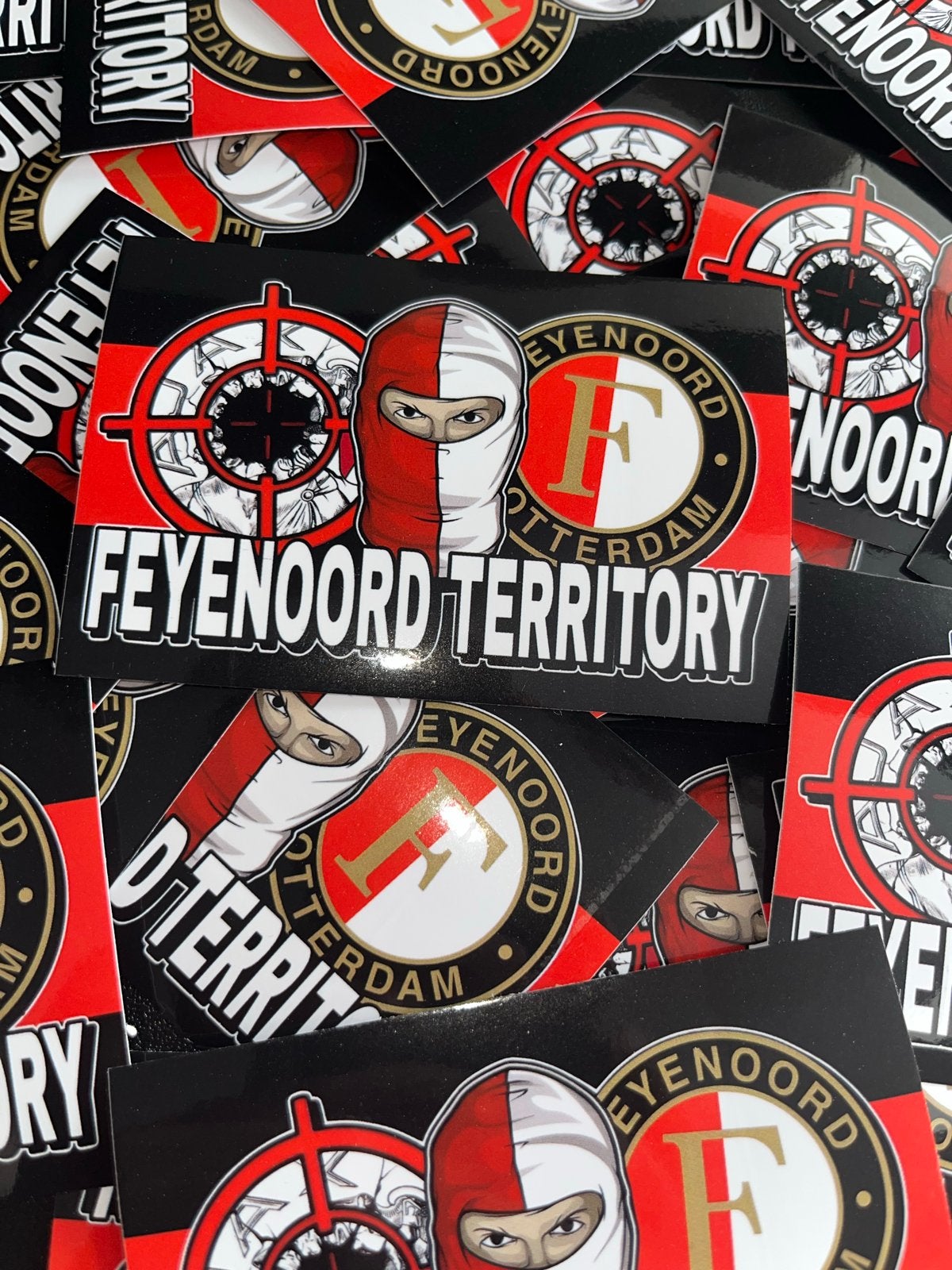 100 Feyenoord Stickers - Diverse Ontwerpen, Verzamelen, Stickers, Ophalen of Verzenden, Nieuw, Sport