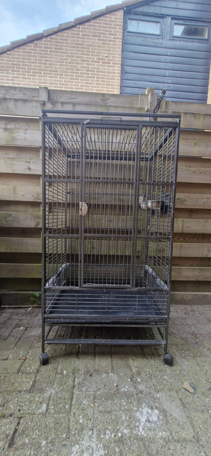 Vogelkooi, Ophalen, Gebruikt, Metaal, Vogelkooi