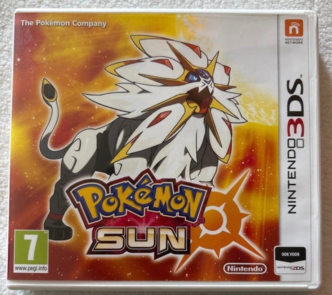 Pokémon Sun (Nintendo 3DS) - Avontuurlijke RPG, Spelcomputers en Games, Online, 1 speler, Ophalen of Verzenden, Zo goed als nieuw