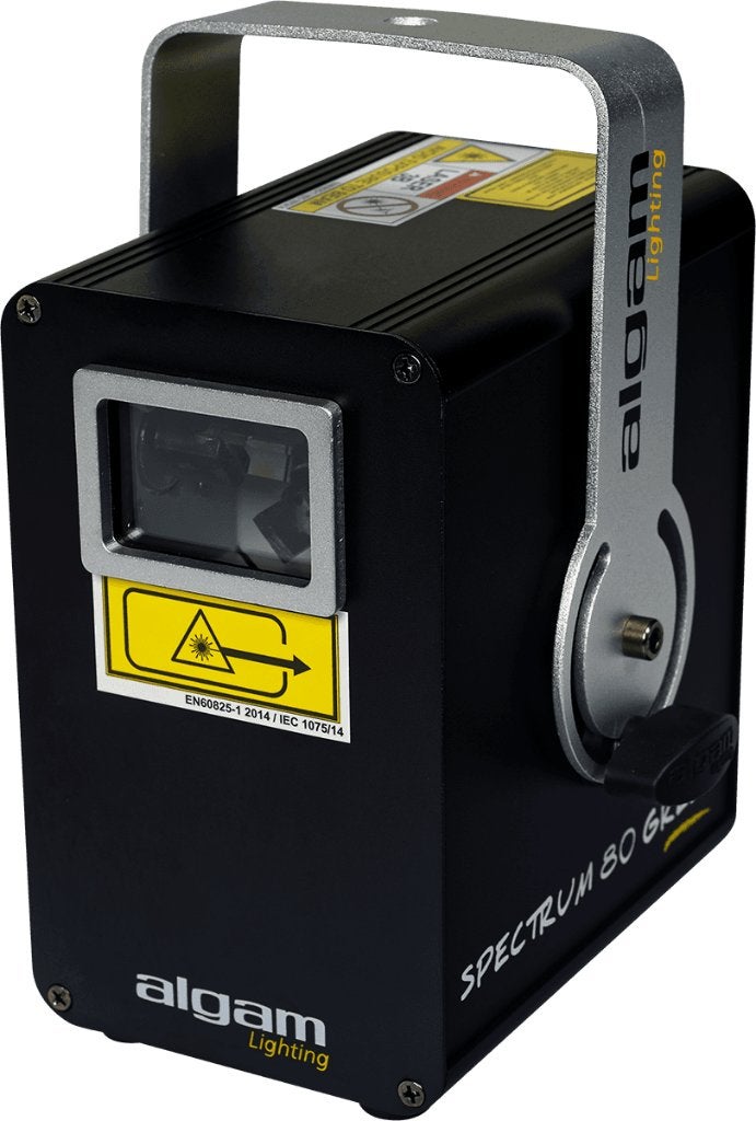 ALGAM LIGHTING - SPECTRUM80GREEN ANIMATIE LASER 80MW GROEN, Geluidgestuurd, ., Nieuw, Ophalen of Verzenden