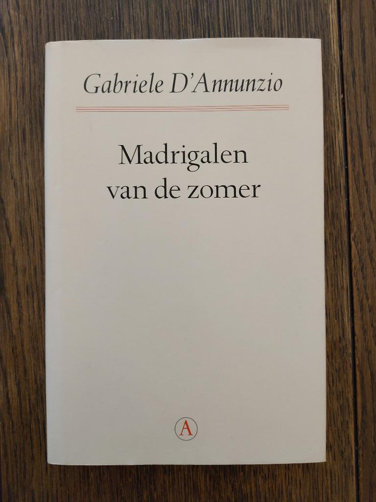 Gabriele D'annunzio Madrigalen van de zomer Athenaeum, Gabriele d'annunzio, Verzenden, Zo goed als nieuw, Nederland