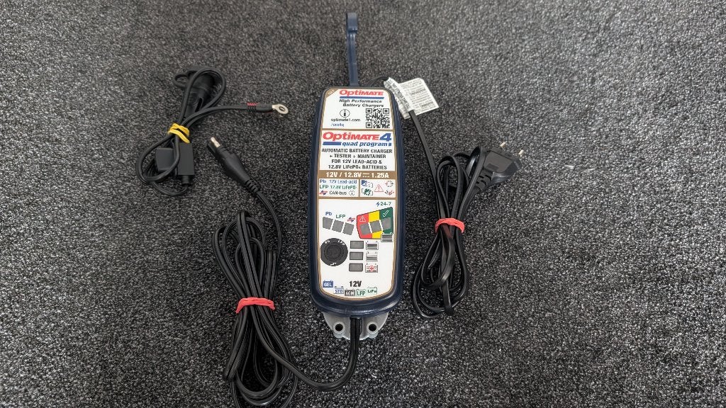Tecmate OptiMate 4 Gold druppellader, Motoren, Accessoires | Onderhoudsmiddelen, Ophalen of Verzenden