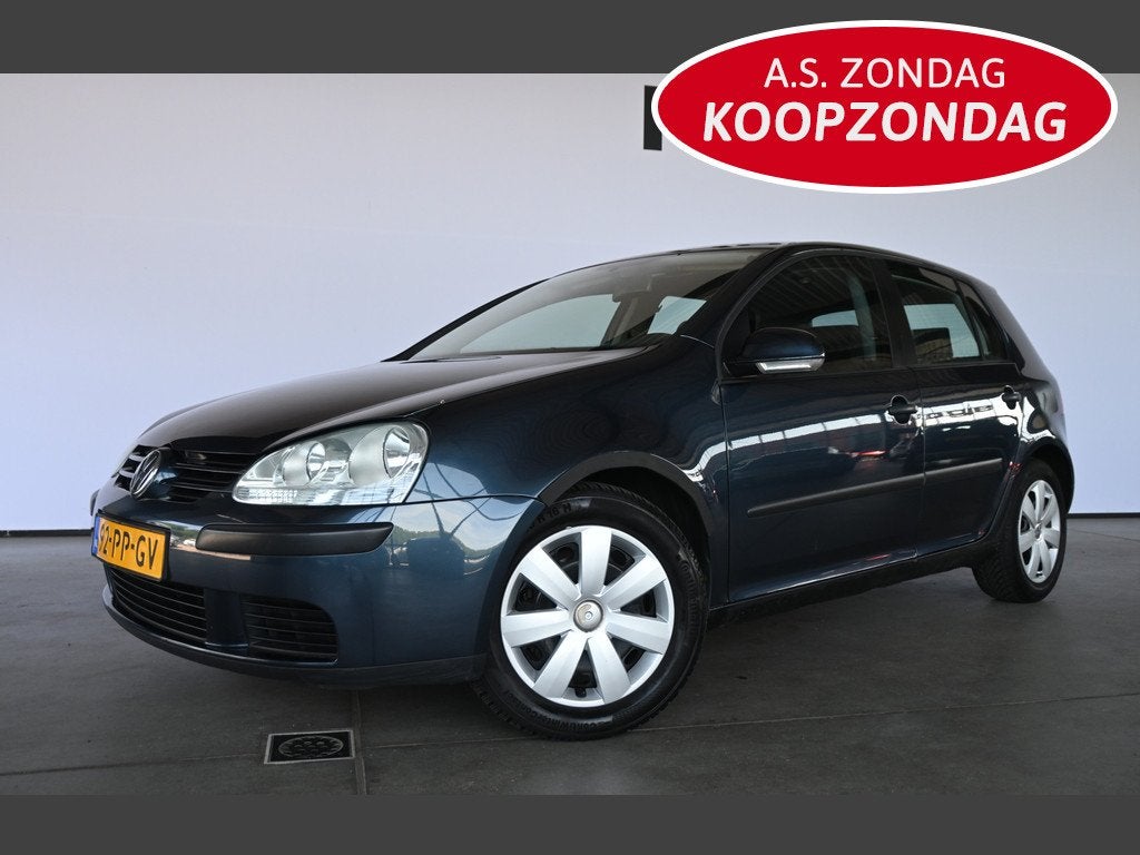 Volkswagen Golf 1.6 FSI Trendline Airco Cruise Control Direc, Voorwielaandrijving, Gebruikt, Zwart, 4 cilinders