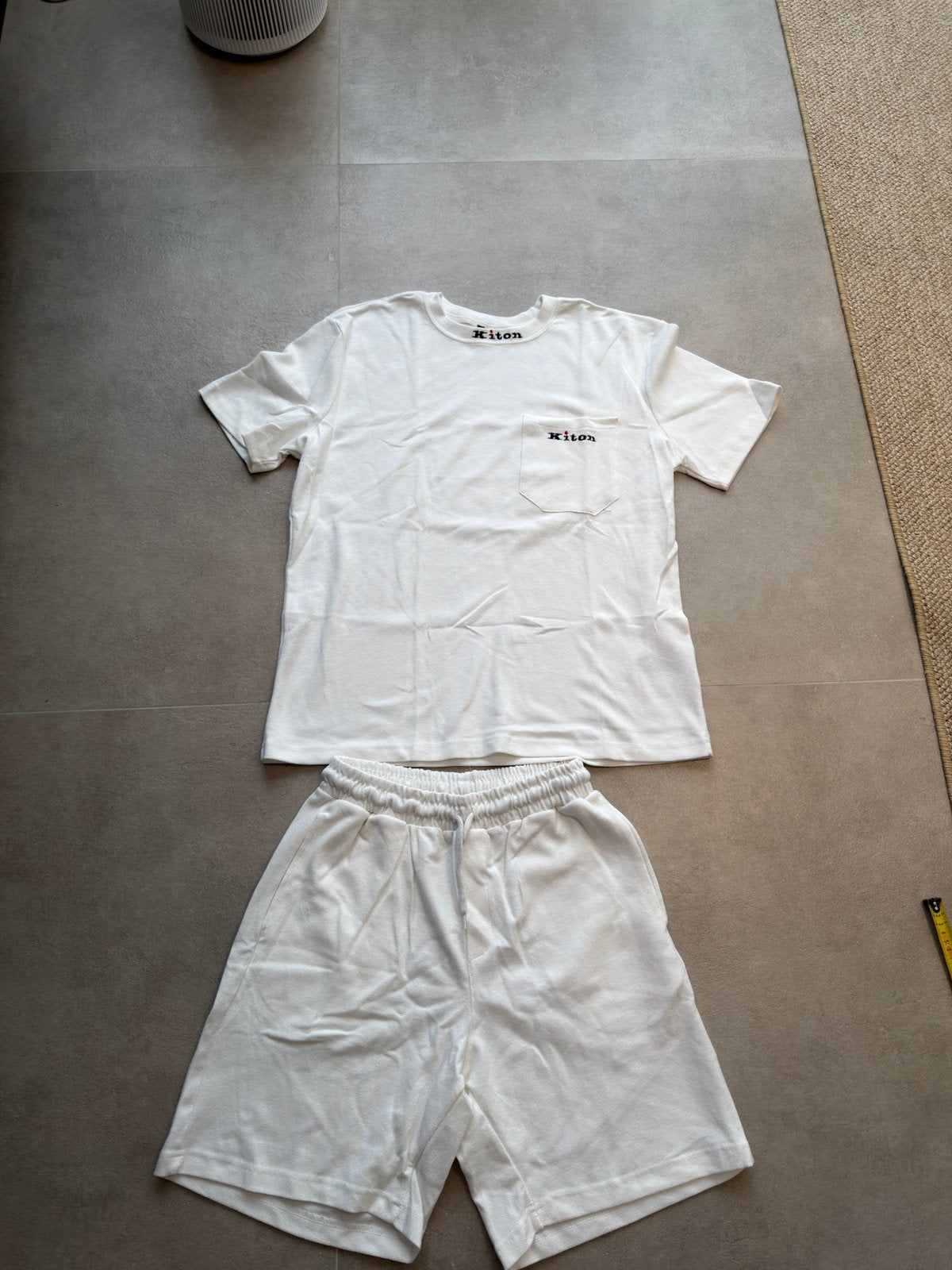 Kiton Short Set wit XL – Nieuwstaat, Ophalen of Verzenden, Zo goed als nieuw
