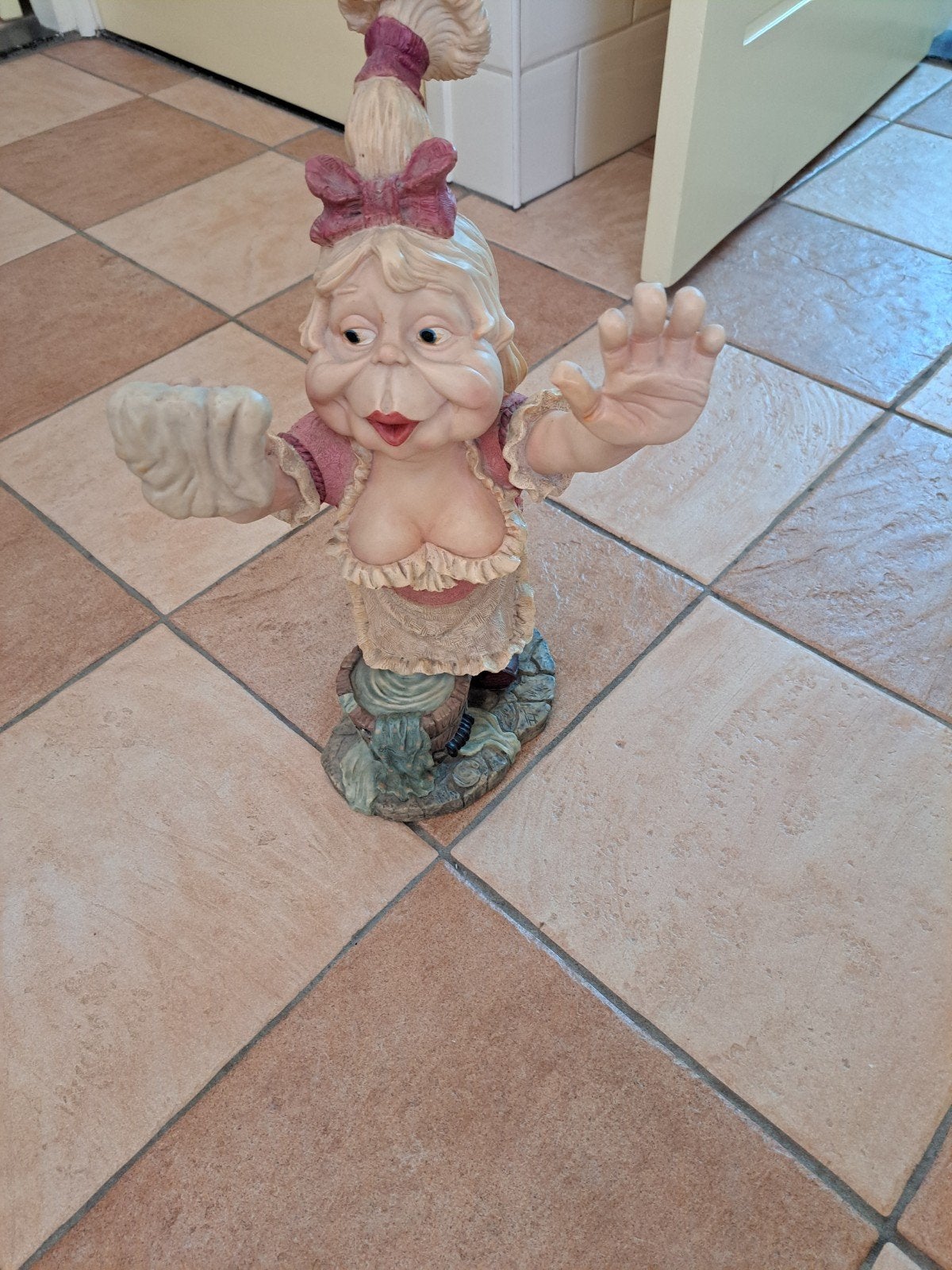 vrouwelijke raamlapper laaf, Ophalen, Zo goed als nieuw, Beeldje of Poppetje