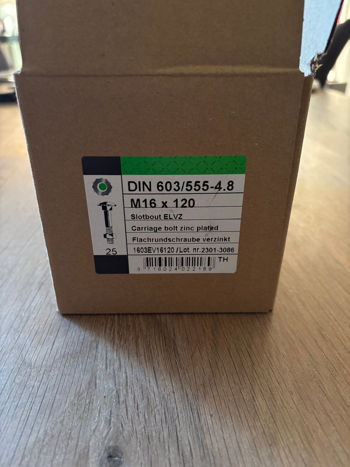 Slotbouten met moer M16x120, Ophalen, Zo goed als nieuw, Overige typen