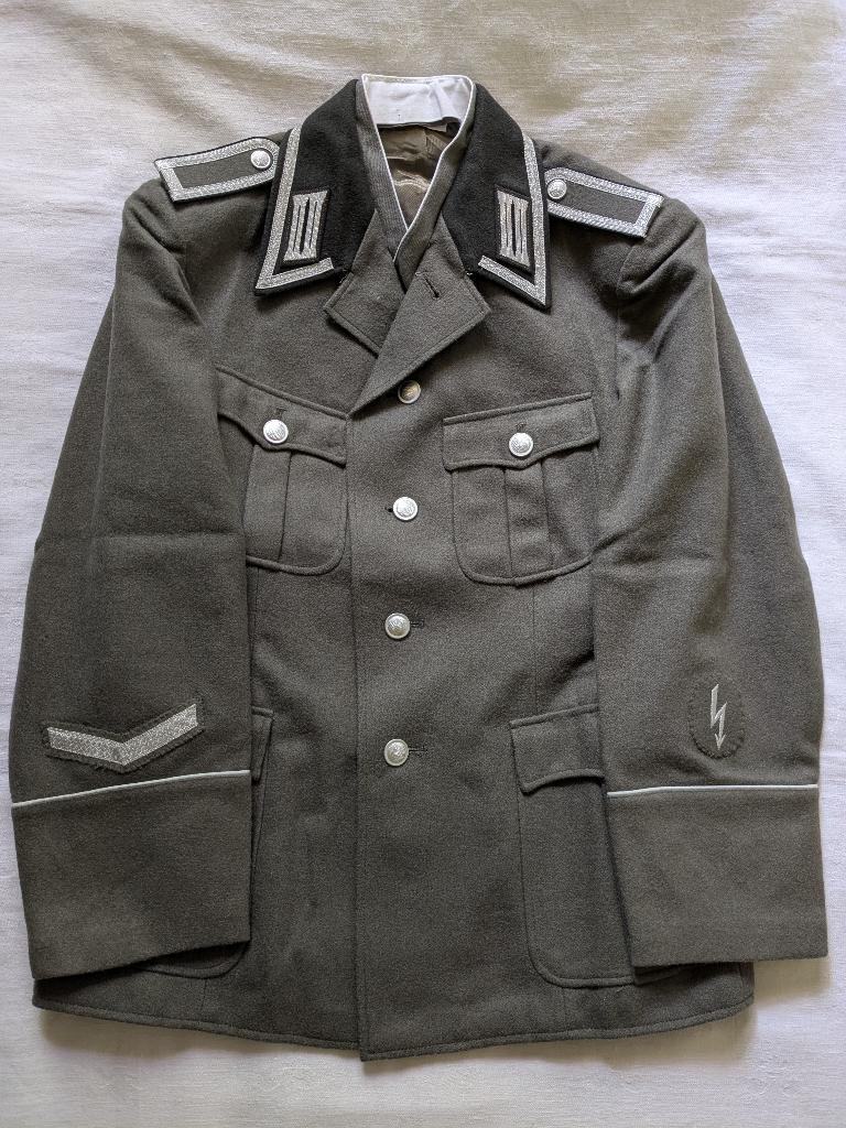 Vroege NVA DDR jas onderofficier pioniers Funker Feldbluse, Verzamelen, Militaria | Algemeen, Ophalen of Verzenden, Landmacht