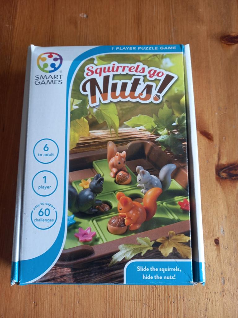 Smart Games Squirrels Go Nuts! Puzzelspel, Ophalen of Verzenden, Minder dan 500 stukjes, Gebruikt, Overige typen