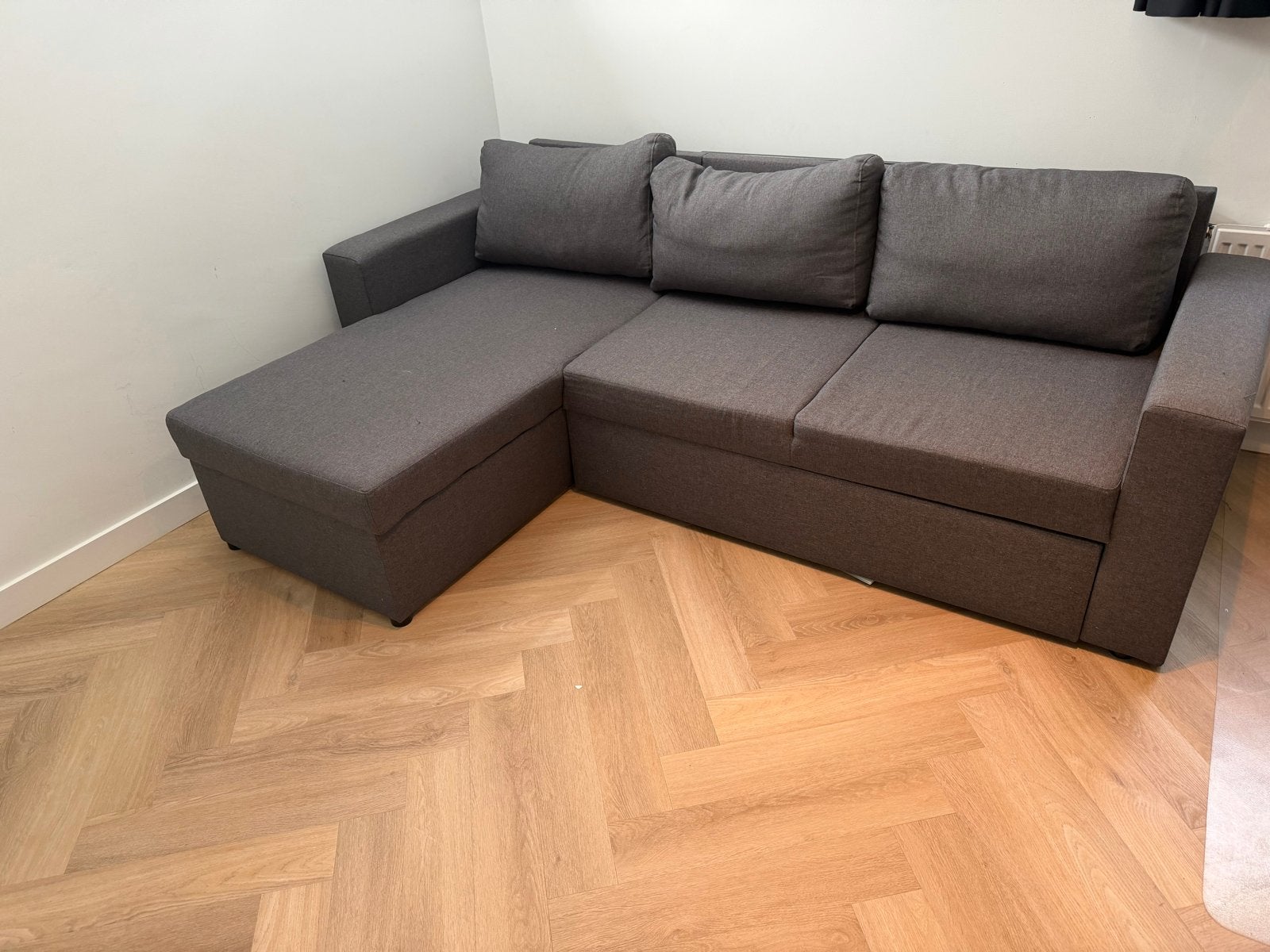 slaapbank+ dressoirkast en tafel ABSOLUUT NIEUWSTAAT!, Huis en Inrichting, Slaapkamer | Slaapbanken, Ophalen, Tweepersoons, Zo goed als nieuw