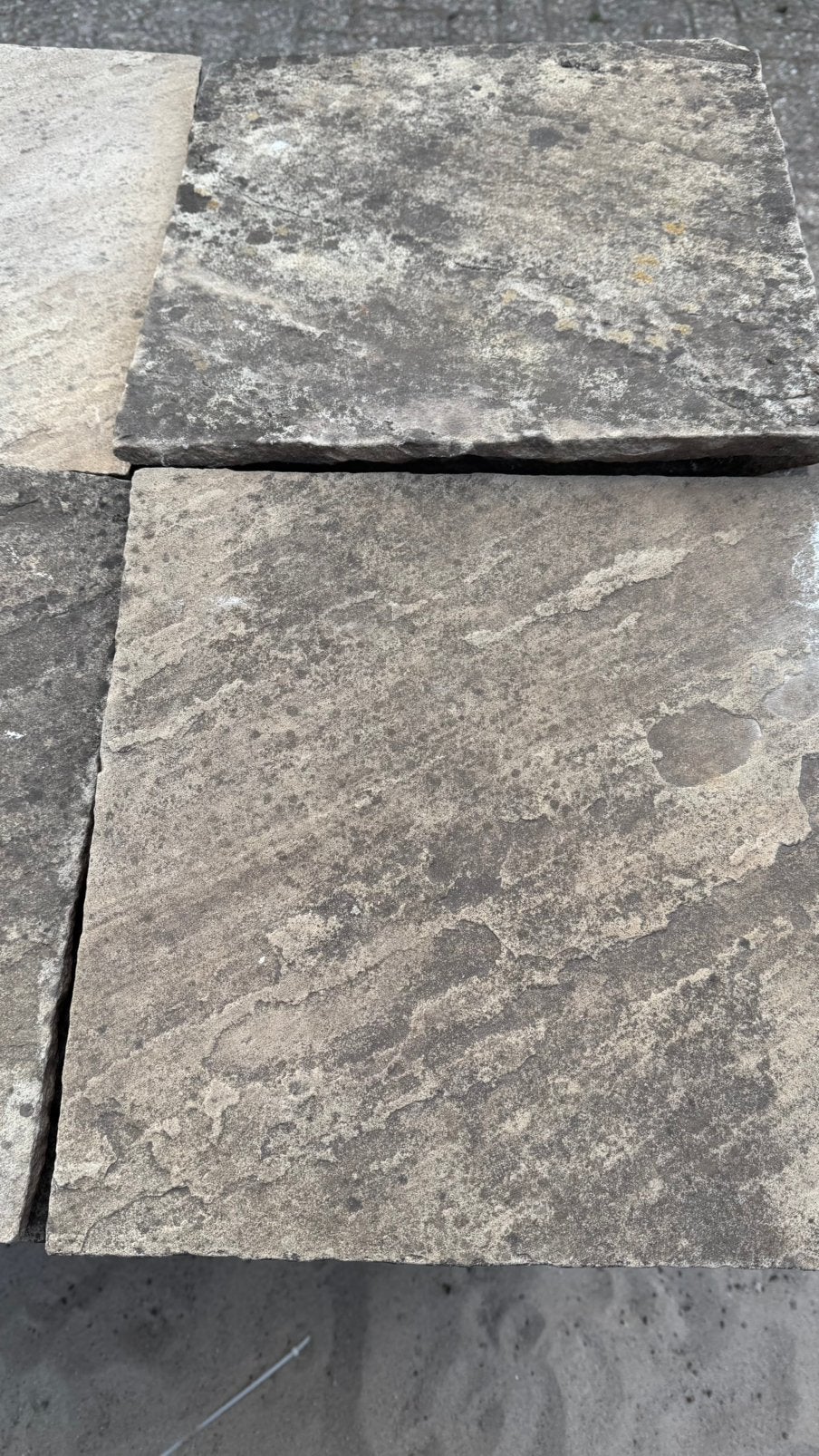 NatuurTegels 20 m2, Tuin en Terras, Tegels en Klinkers, Ophalen, Gebruikt, 10 m² of meer, Beton