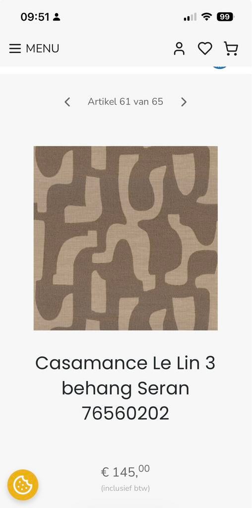 Arte behang | Casamence Le Sin | 1 rol, Ophalen of Verzenden, Minder dan 10 m²