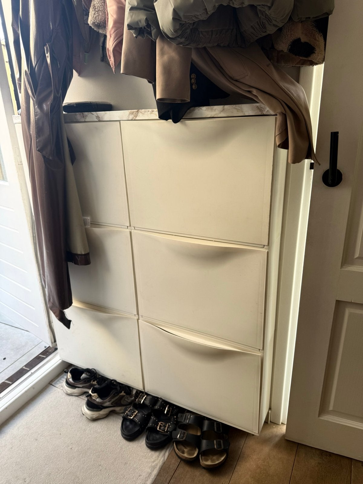 6x Ikea Trones schoenenkast met optionele plank, Ophalen, Zo goed als nieuw