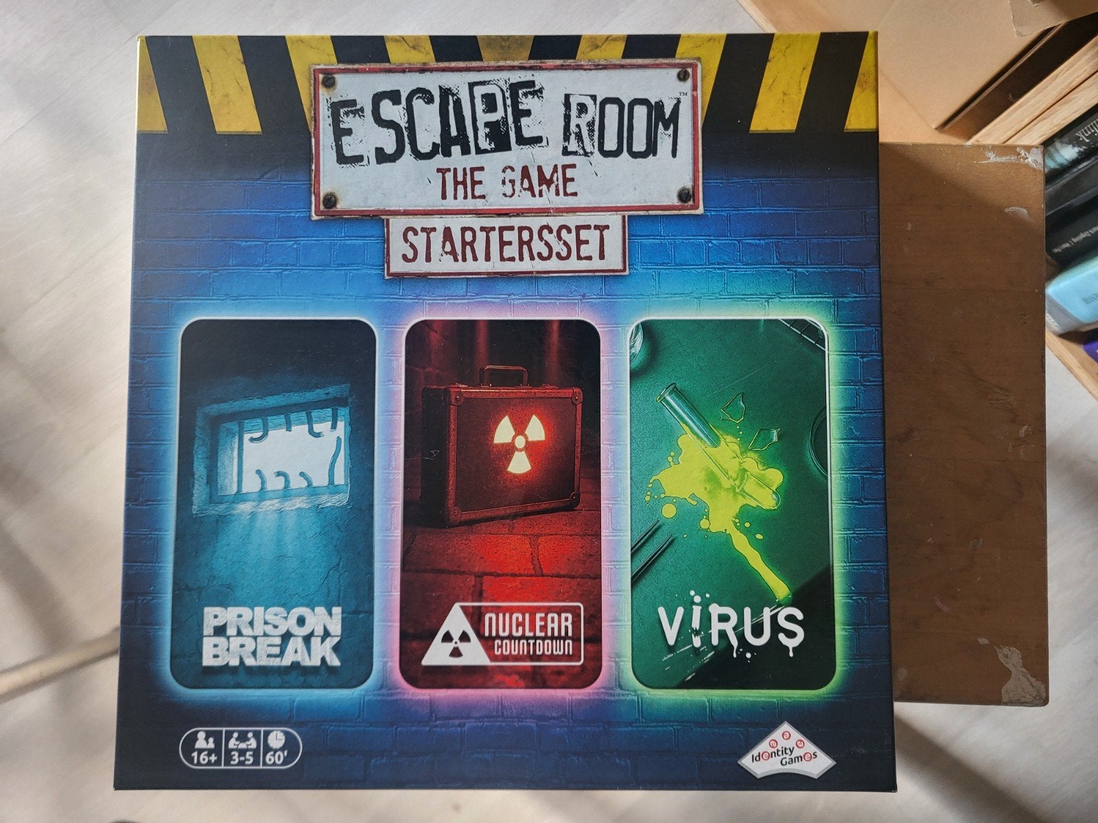 escape room the game. starterset idg. nieuw, Hobby en Vrije tijd, Ophalen of Verzenden, Nieuw