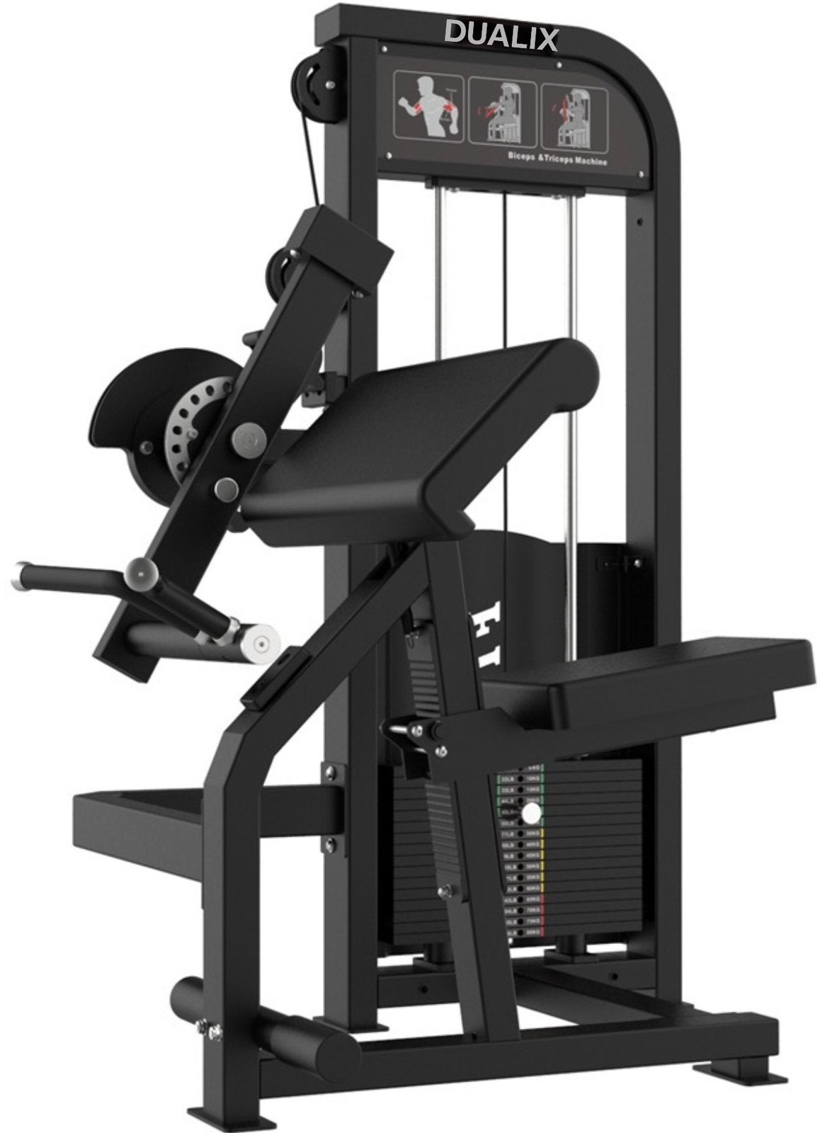 Dualix Titan Dual Biceps Curl / Triceps Extension 120kg, Ophalen of Verzenden, Nieuw, Overige typen