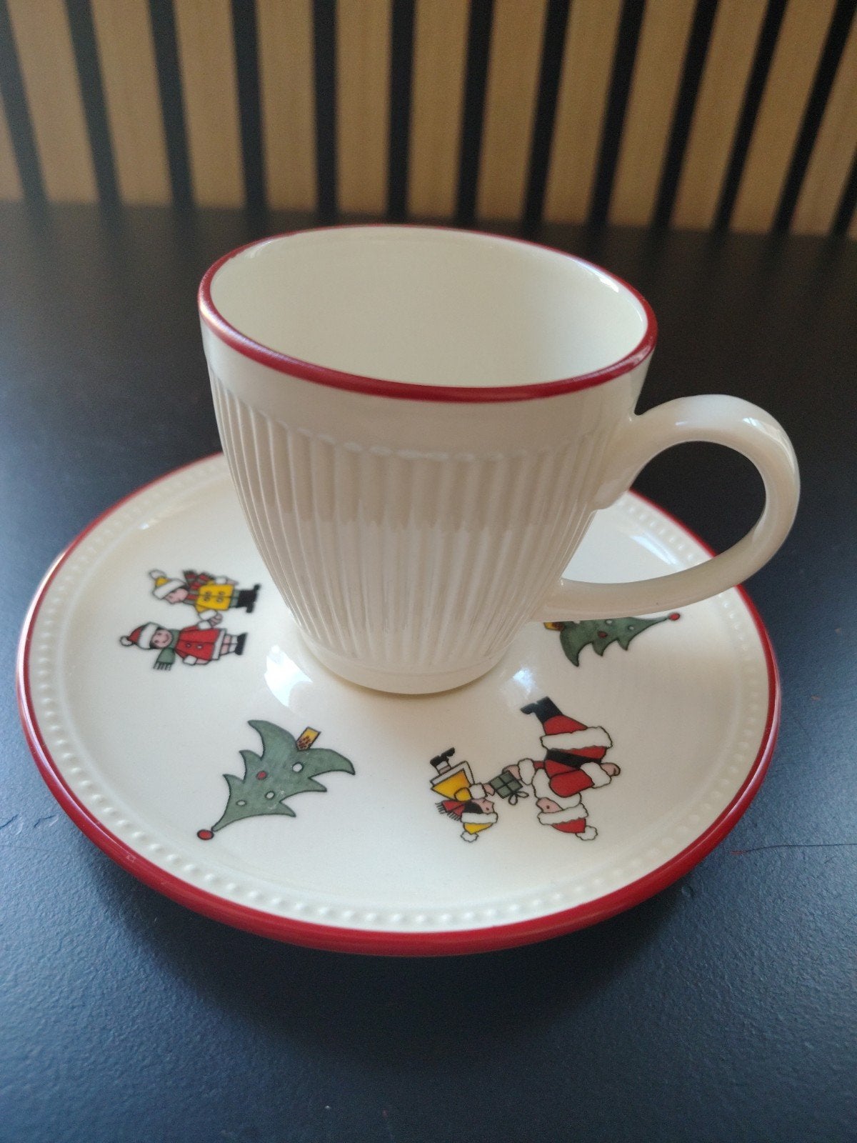 Wedgwood Windsor Christmas kop en schotel, Ophalen of Verzenden