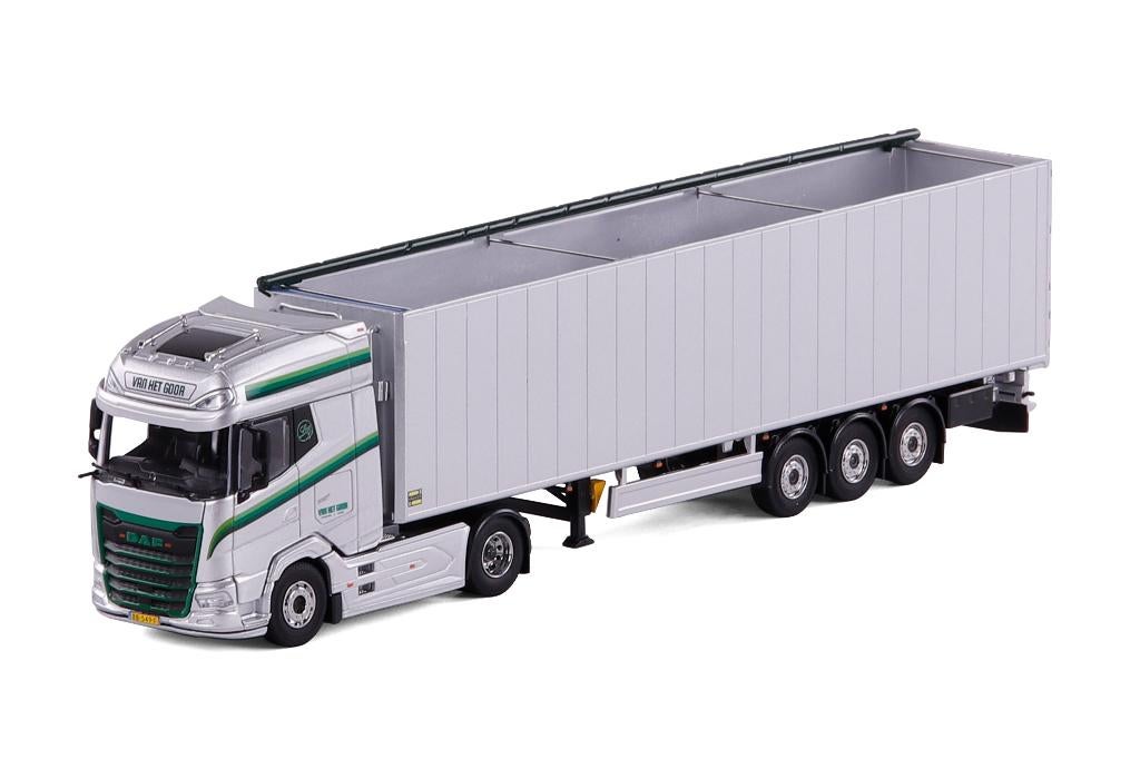 DAF XG+ met Schuifvloeroplegger - Loonbedrijf van het Goor, Hobby en Vrije tijd, Modelauto's | 1:50, Nieuw, Bus of Vrachtwagen
