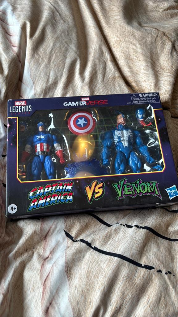Marvel Legends Gamerverse Captain america vs Venom, Kinderen en Baby's, Speelgoed | Actiefiguren, Ophalen of Verzenden, Nieuw