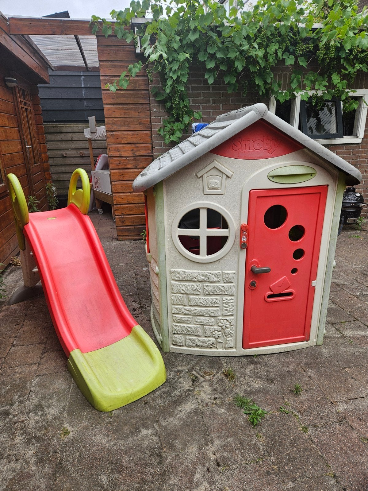 Smoby Speelhuisje met Glijbaan, Ophalen, Gebruikt, Overige typen
