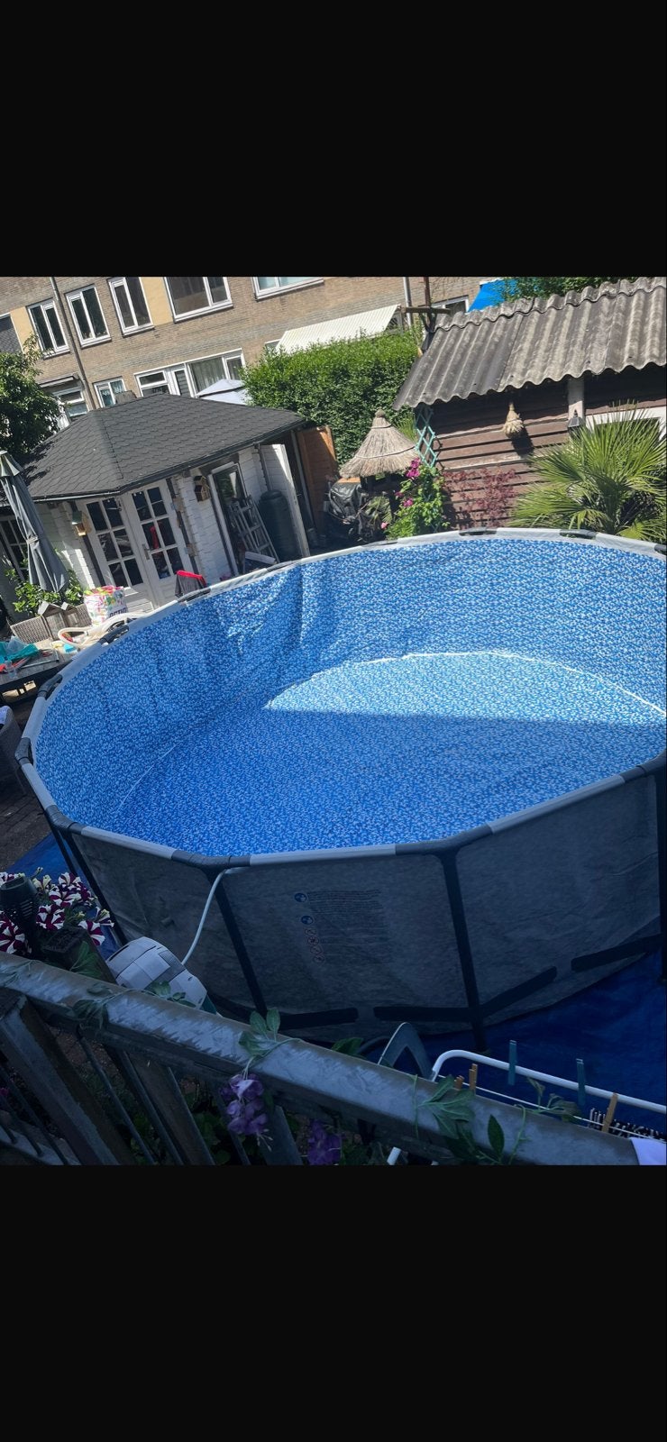 Bestway Steel Pro Max zwembad - Ø 427 x 107 cm, Tuin en Terras, Ophalen, Gebruikt, 80 tot 120 cm, Rond