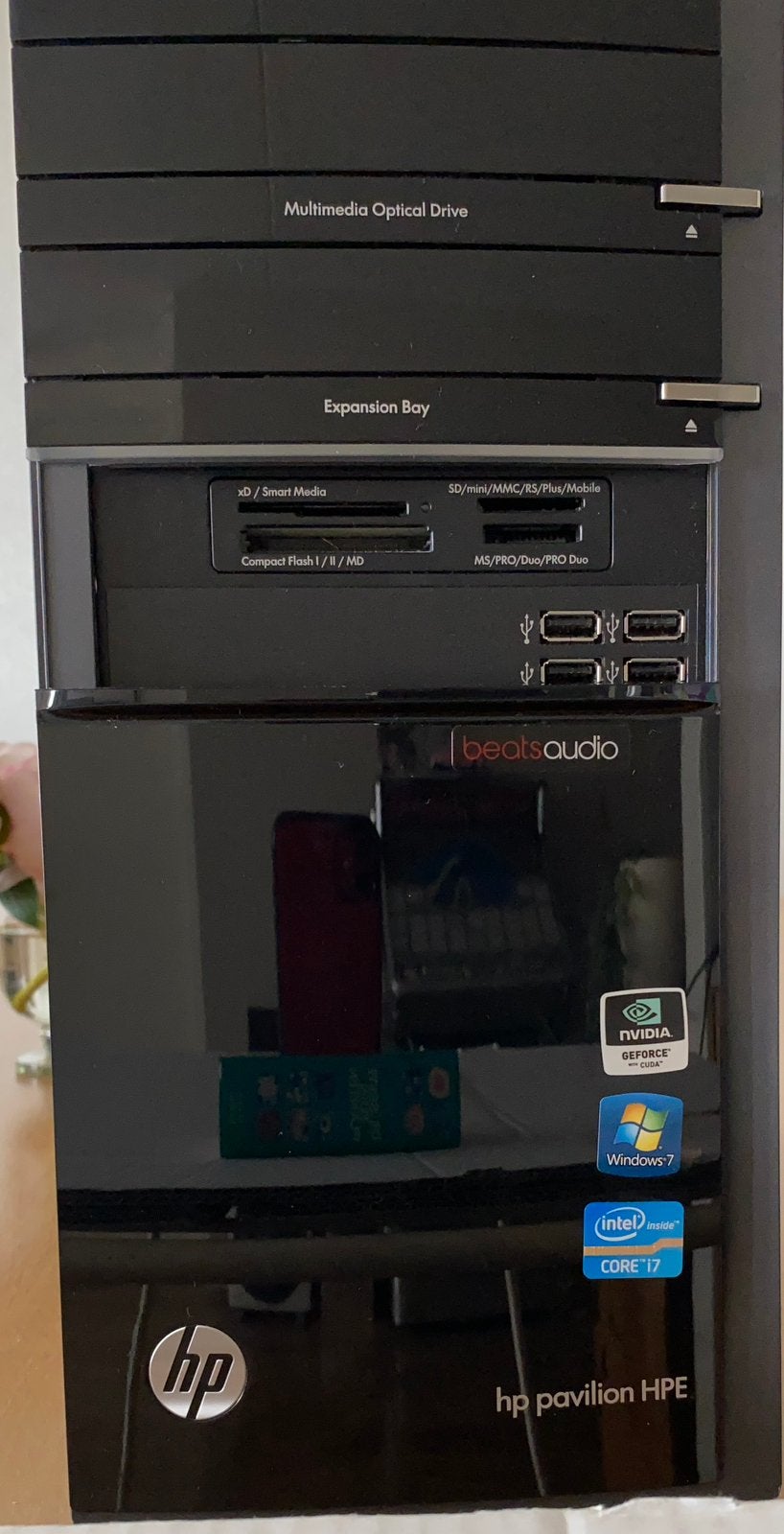 HP Pavilion HPE Desktop PC Intel Core i7 voor onderdelen, Ophalen, Hp, Gebruikt, Intel Core i7
