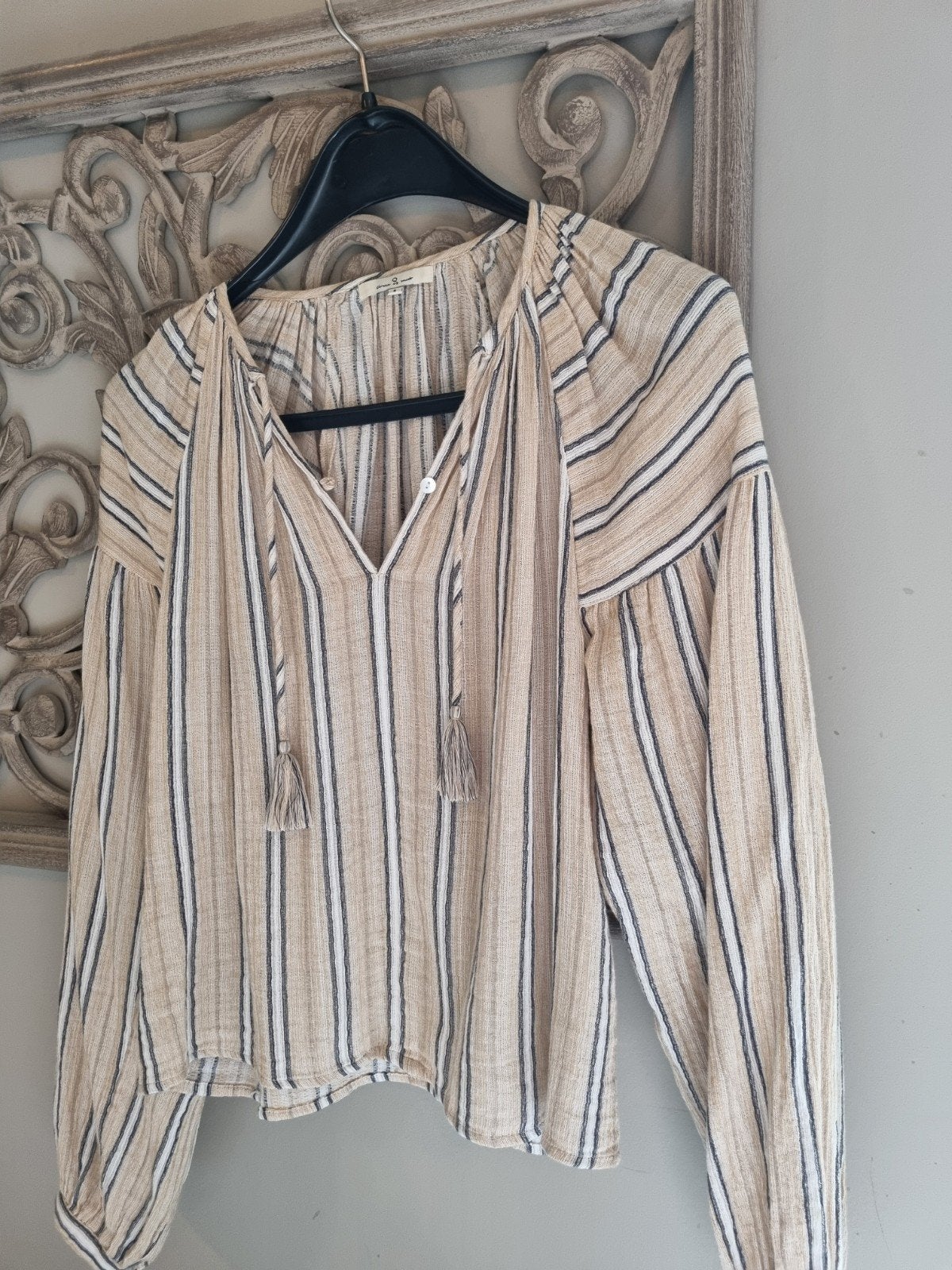 Zomerse blouse van "Circle of Trust", Ophalen of Verzenden, Zo goed als nieuw, Beige
