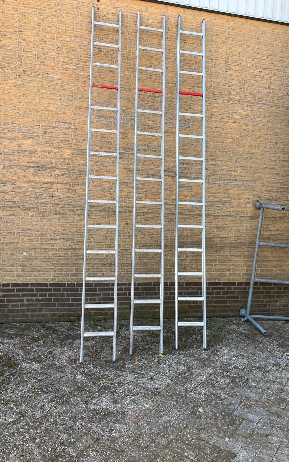 Ladder, Doe-het-zelf en Verbouw, Ladders en Trappen, Ophalen, Gebruikt, 4 meter of meer