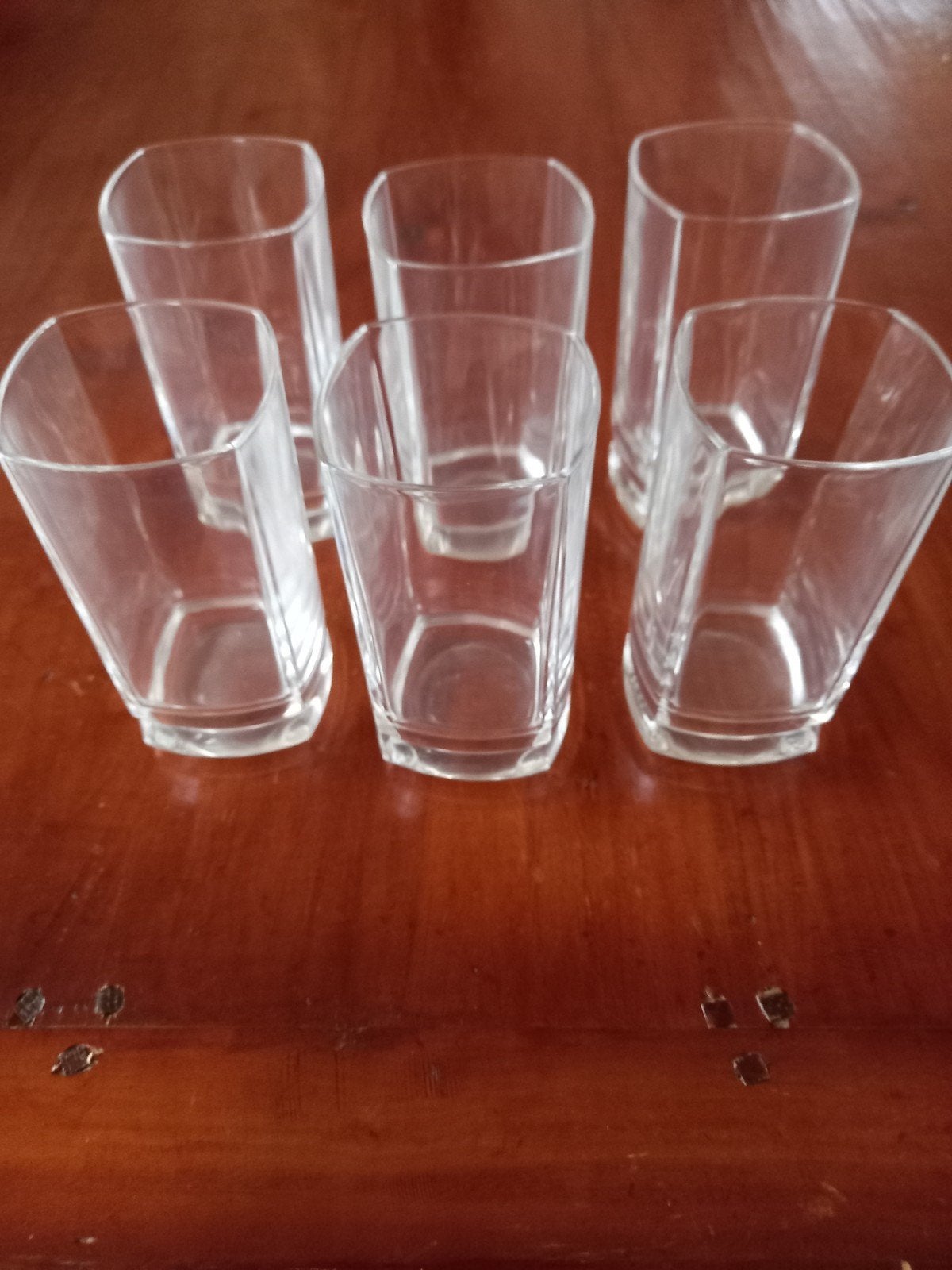 Set van 6 kristallen glazen, Antiek en Kunst, Ophalen of Verzenden