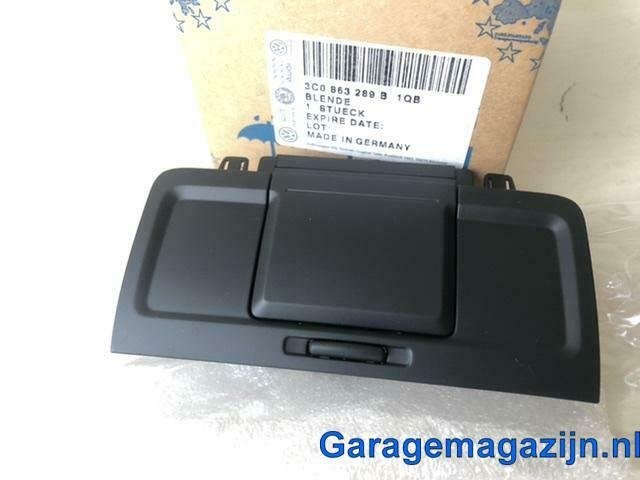 Middenconsole afsluitklep achter VW Passat zwart 3c0863289B, Volkswagen, Nieuw, Ophalen of Verzenden, Volkswagen