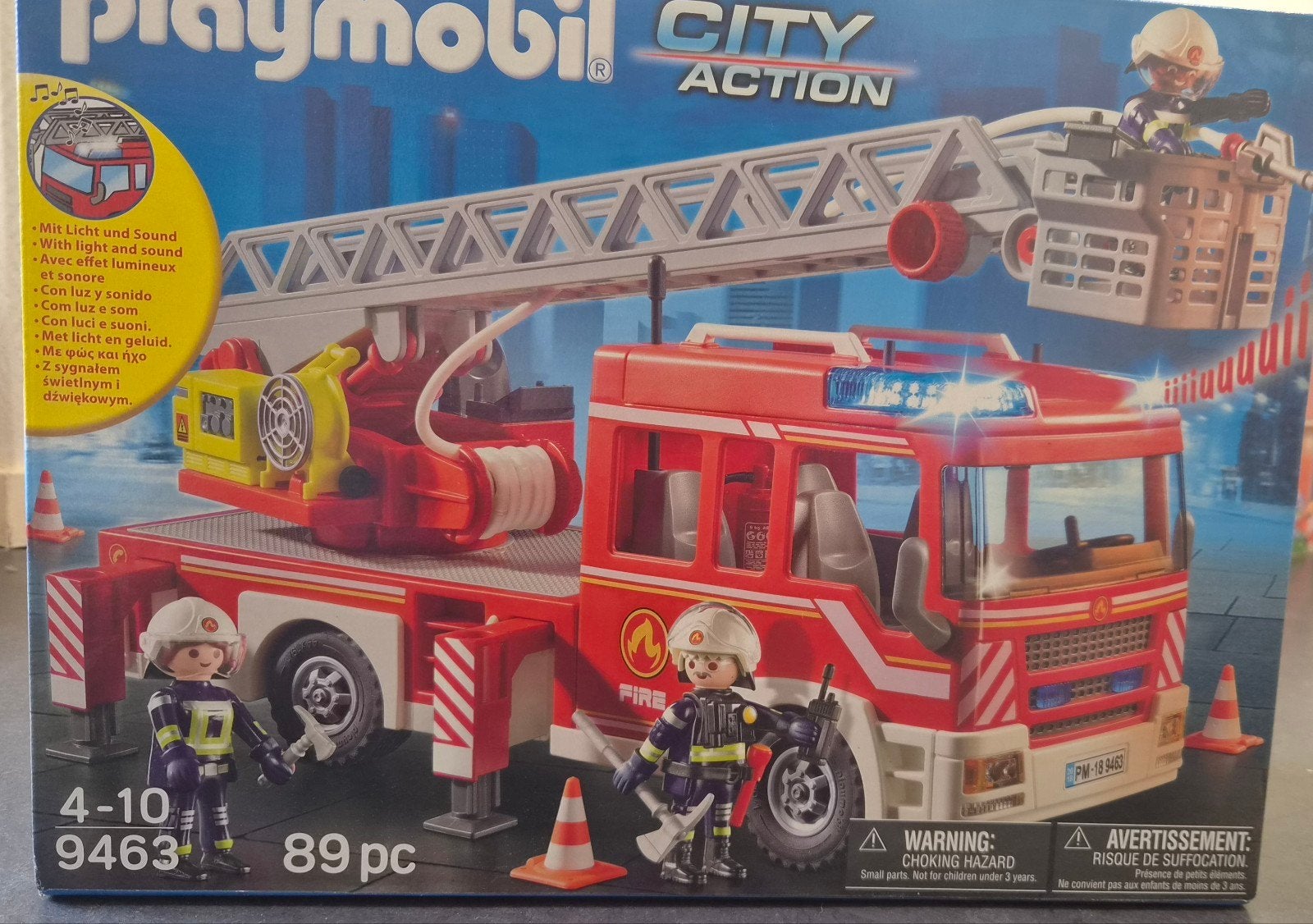 Playmobil Brandweerwagen (9463), Complete set, Voertuig, Ophalen of Verzenden, Zo goed als nieuw