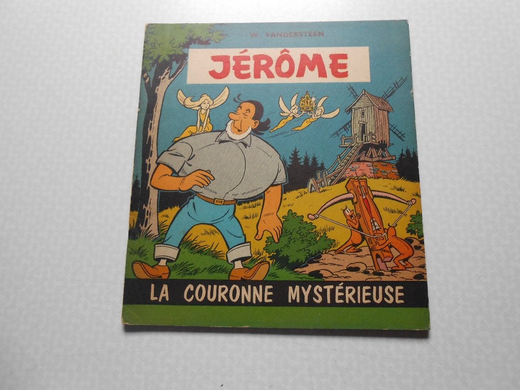 Jerome 2 La couronne mystérieuse 1962 1ste druk., Willy Vandersteen, Eén stripboek, Ophalen of Verzenden, Zo goed als nieuw