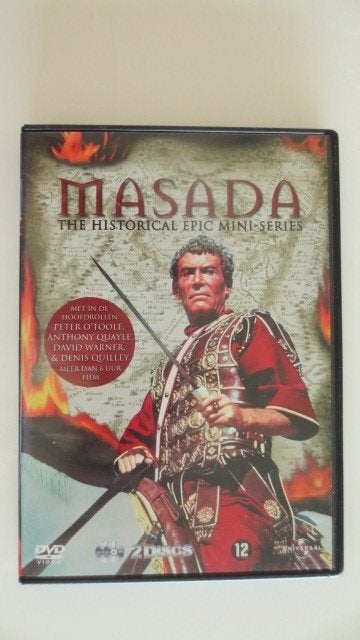 MASADA THE HISTORICAL EPIC MINI SERIE DVD, Engels, Nederlands, Drama, Ophalen of Verzenden