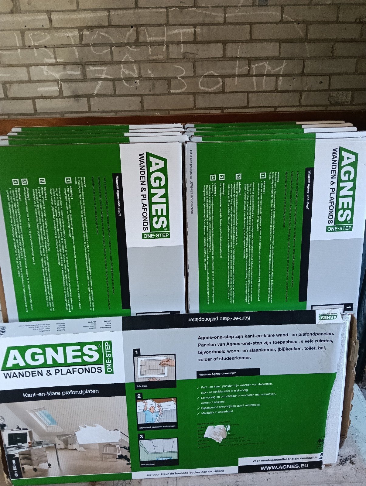 Agnes One-Step Kant-en-klare wand- en plafondplaten, Ophalen of Verzenden, Nieuw, Overige materialen, Minder dan 20 mm