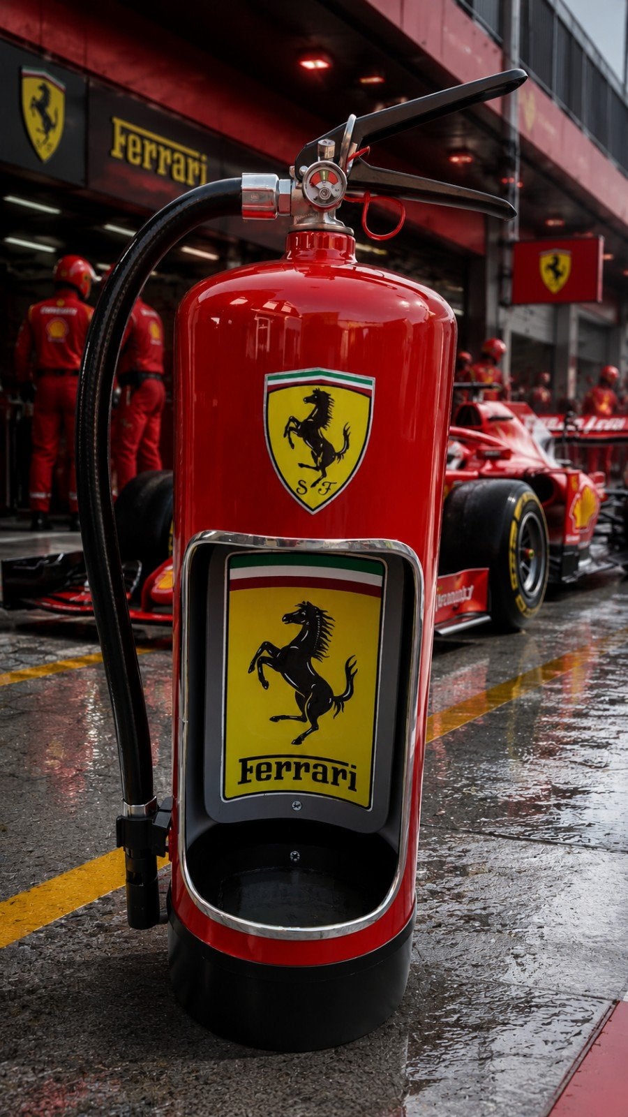 Ferrari Brandblusser - Uniek Decoratiestuk, Ophalen of Verzenden, Gebruikt, Formule 1