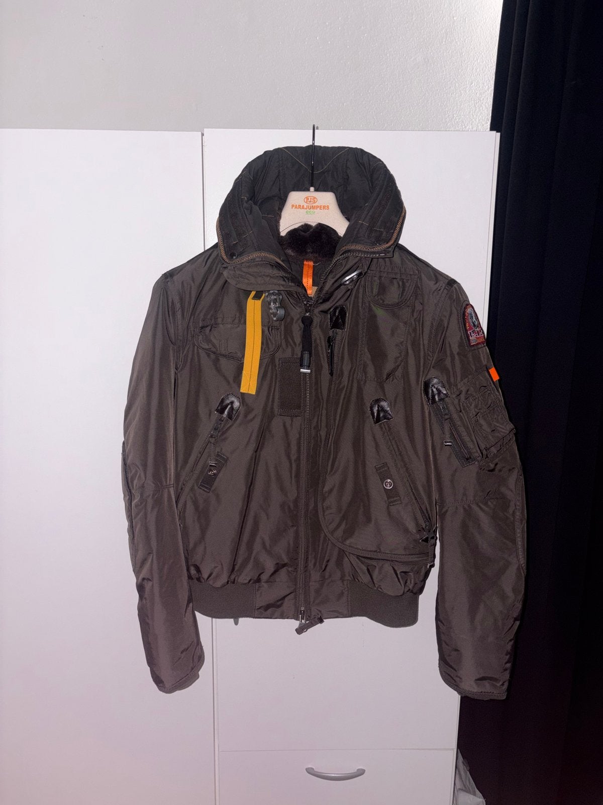 Parajumpers Gobi winterjas donkergroen - Maat S, Ophalen of Verzenden, Zo goed als nieuw, Maat 46 (S) of kleiner, Bruin