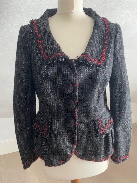 Moschino Cheap and Chic jasje vintage, Kleding | Dames, Maat 38/40 (M), Moschino Cheap and Chic, Zwart, Ophalen of Verzenden