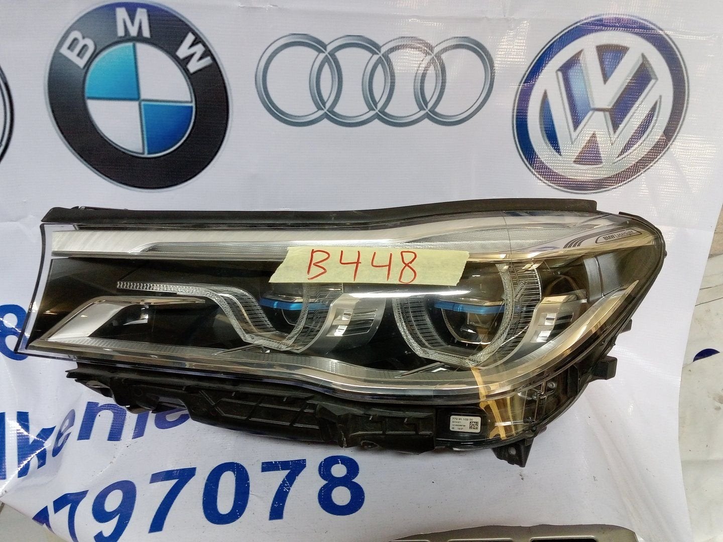 BMW 7 G11 G12 KOPLAMP 740870301, Gebruikt, -, -, Ophalen of Verzenden